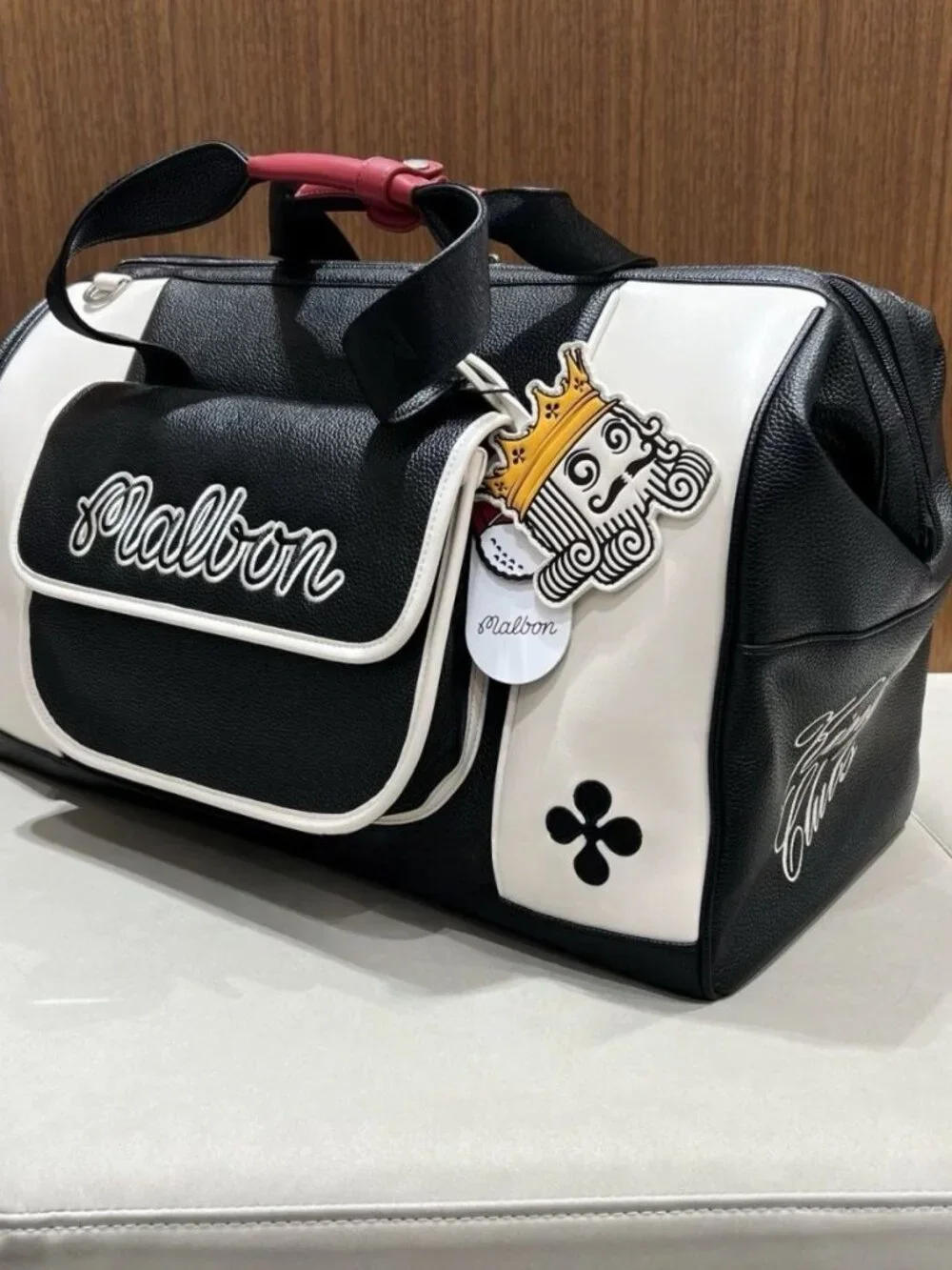 Malbon Fashion Golf Boston Bag Shoes Bag Weekender Carry-On